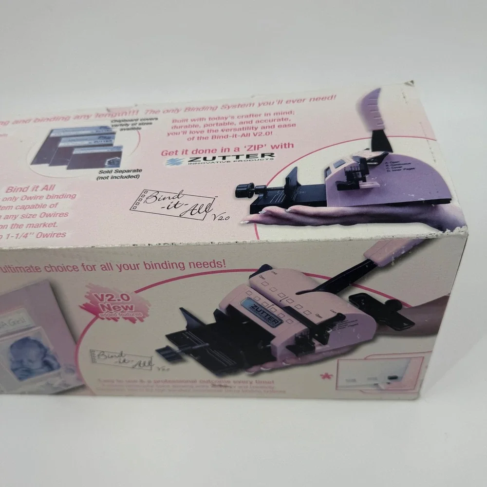 Zutter Bind It All Version 2.0 Original Wire Binding System‎ + Wires Bundle